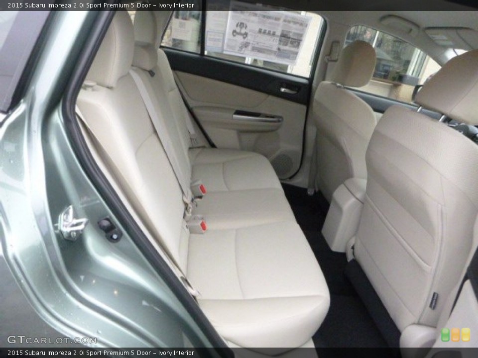 Ivory Interior Rear Seat for the 2015 Subaru Impreza 2.0i Sport Premium 5 Door #101453979