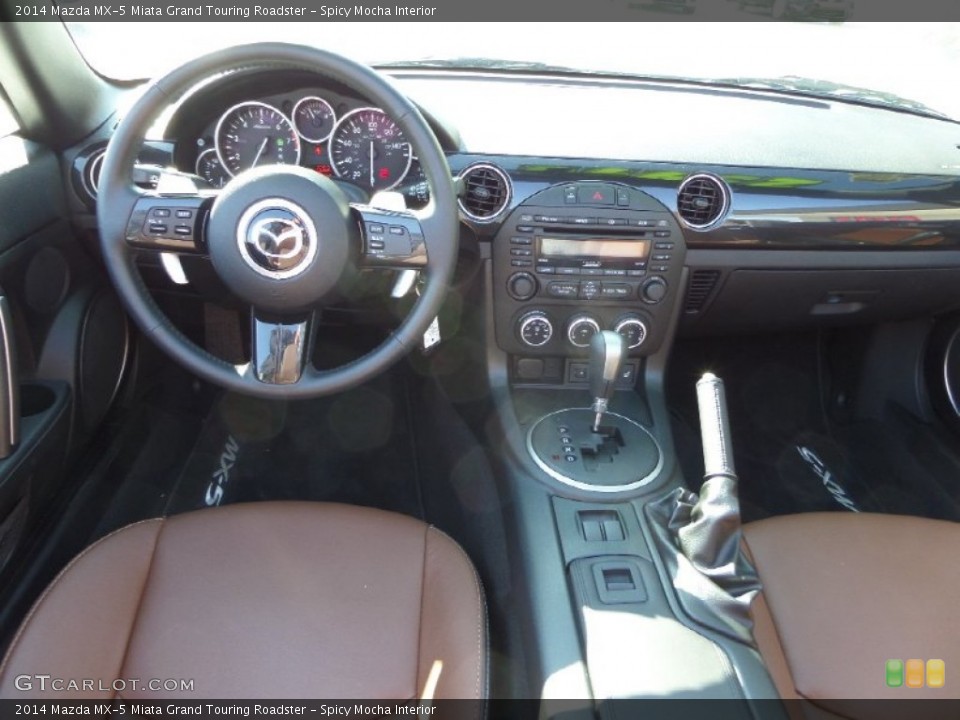 Spicy Mocha Interior Dashboard for the 2014 Mazda MX-5 Miata Grand Touring Roadster #101457207