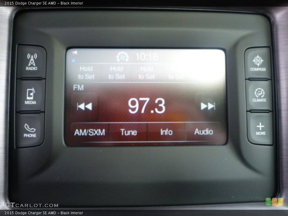 Black Interior Audio System for the 2015 Dodge Charger SE AWD #101460564