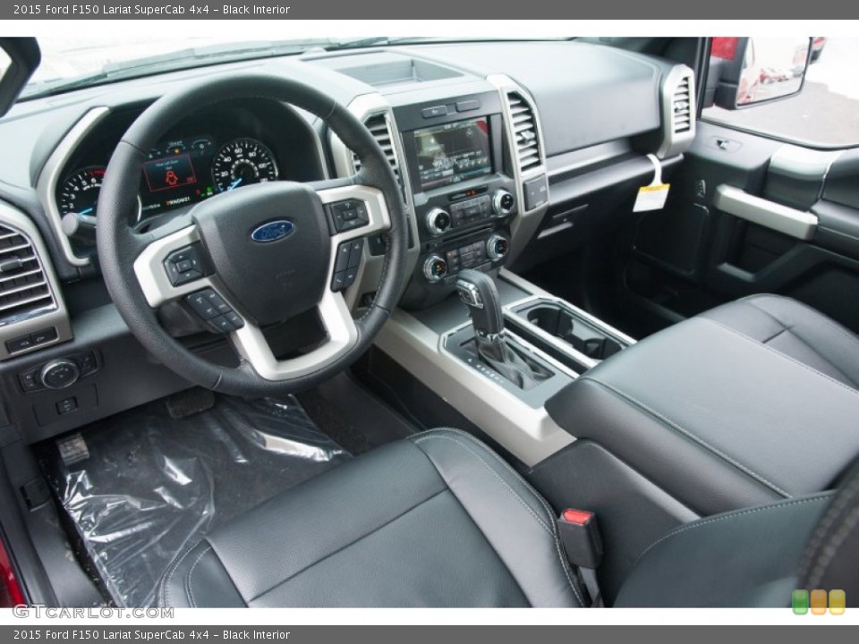 Black Interior Prime Interior for the 2015 Ford F150 Lariat SuperCab 4x4 #101464272