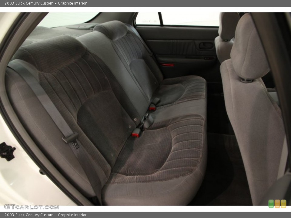 Graphite Interior Rear Seat for the 2003 Buick Century Custom #101464413