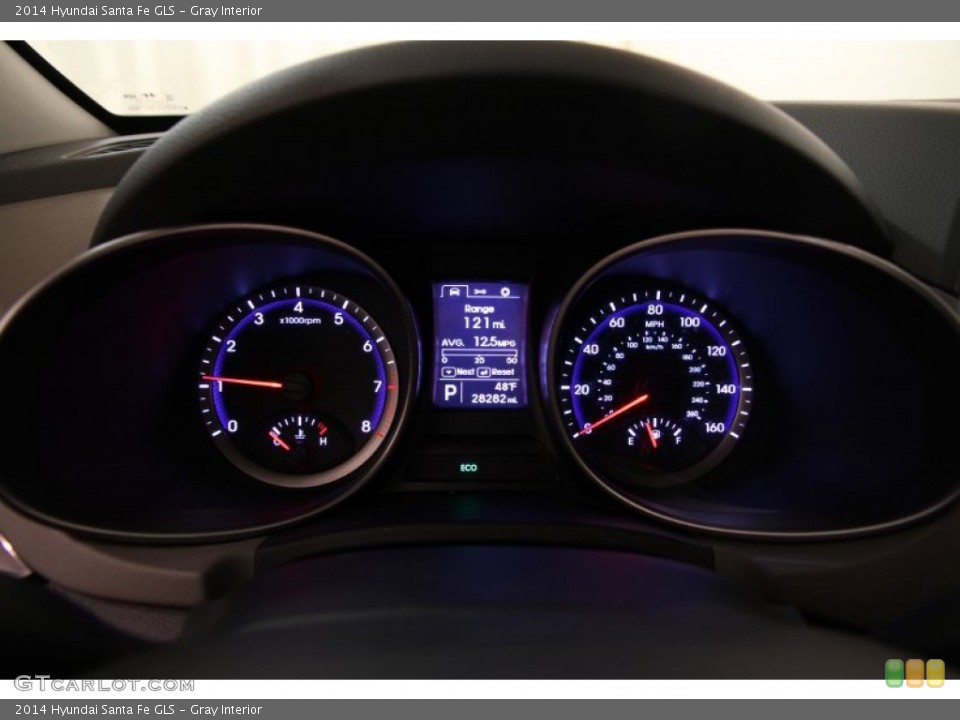 Gray Interior Gauges for the 2014 Hyundai Santa Fe GLS #101467581