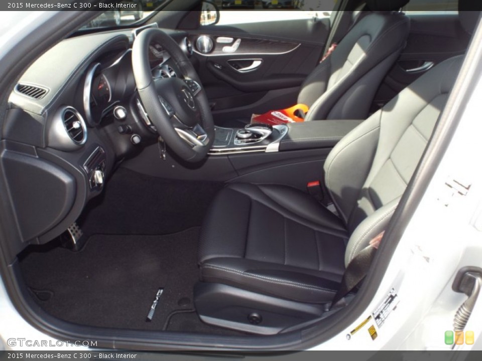 Black Interior Front Seat for the 2015 Mercedes-Benz C 300 #101477832