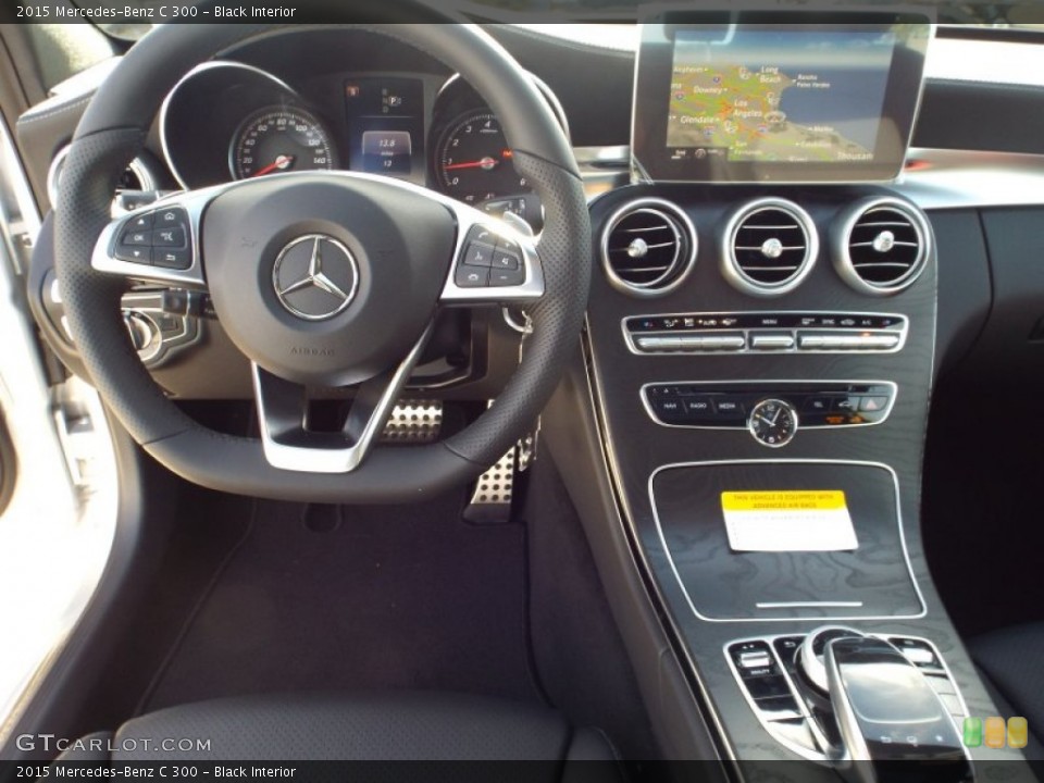 Black Interior Dashboard for the 2015 Mercedes-Benz C 300 #101477877