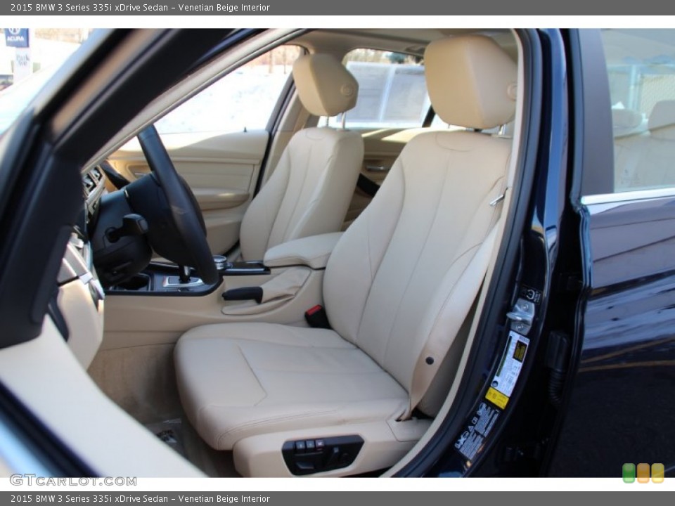 Venetian Beige Interior Front Seat for the 2015 BMW 3 Series 335i xDrive Sedan #101478135