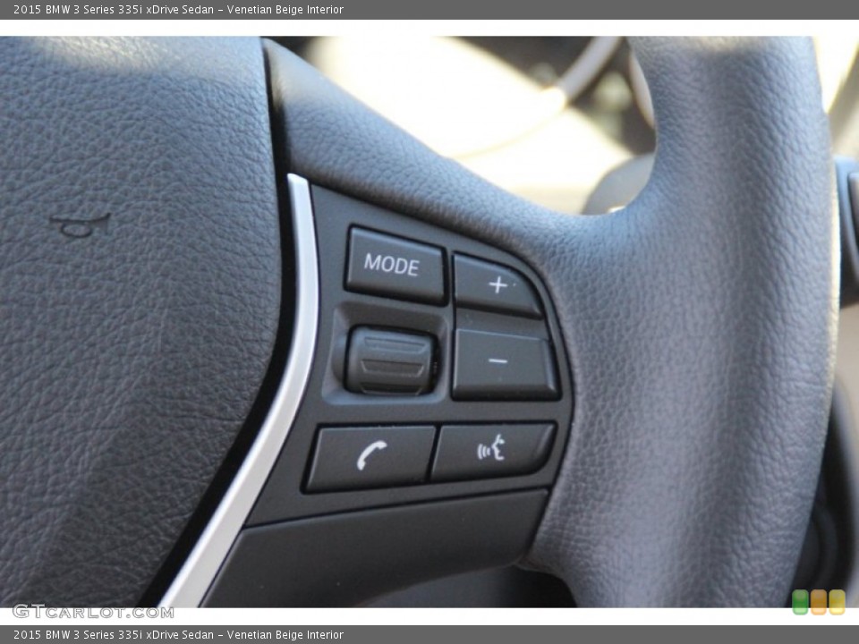 Venetian Beige Interior Controls for the 2015 BMW 3 Series 335i xDrive Sedan #101478276