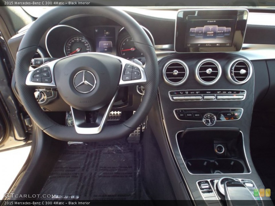 Black Interior Dashboard for the 2015 Mercedes-Benz C 300 4Matic #101478579