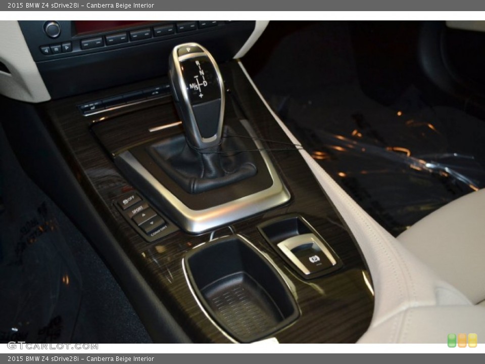 Canberra Beige Interior Transmission for the 2015 BMW Z4 sDrive28i #101481009