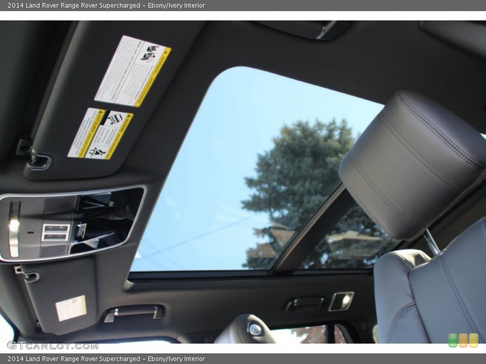Ebony/Ivory Interior Sunroof for the 2014 Land Rover Range Rover Supercharged #101481609