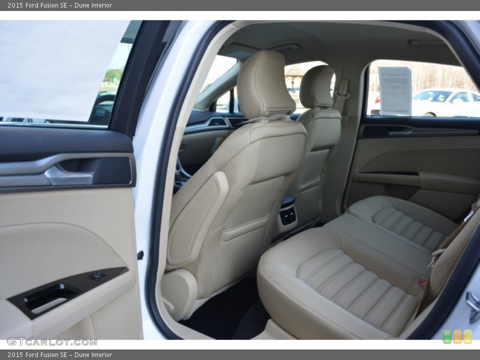 Dune Interior Rear Seat For The 2015 Ford Fusion Se