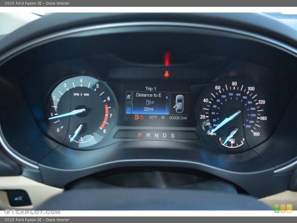 Dune Interior Gauges for the 2015 Ford Fusion SE #101494397