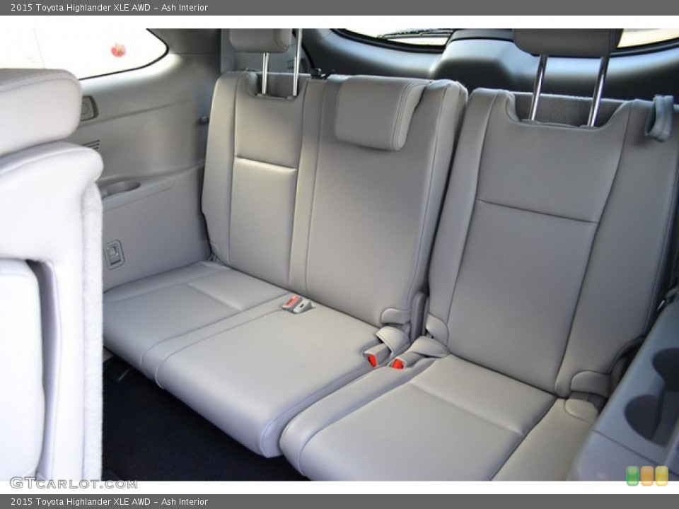 Ash Interior Rear Seat For The 2015 Toyota Highlander Xle