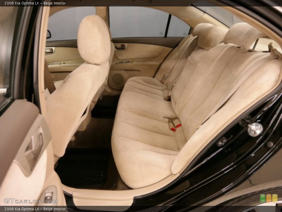 Beige Interior Rear Seat for the 2008 Kia Optima LX #101496209