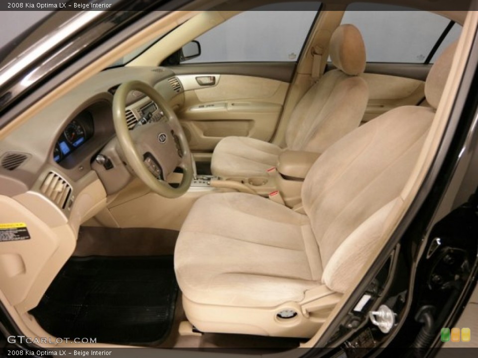 Beige Interior Front Seat for the 2008 Kia Optima LX #101496269