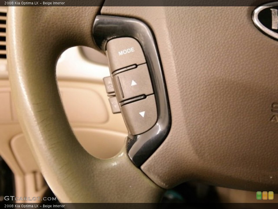 Beige Interior Controls for the 2008 Kia Optima LX #101496348