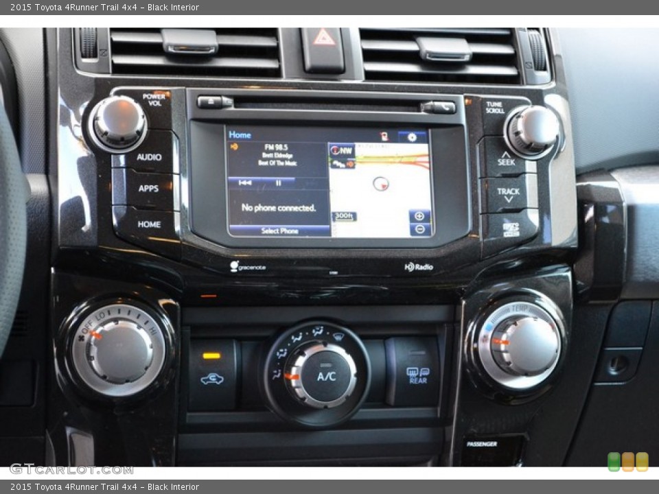 Black Interior Controls for the 2015 Toyota 4Runner Trail 4x4 #101498081