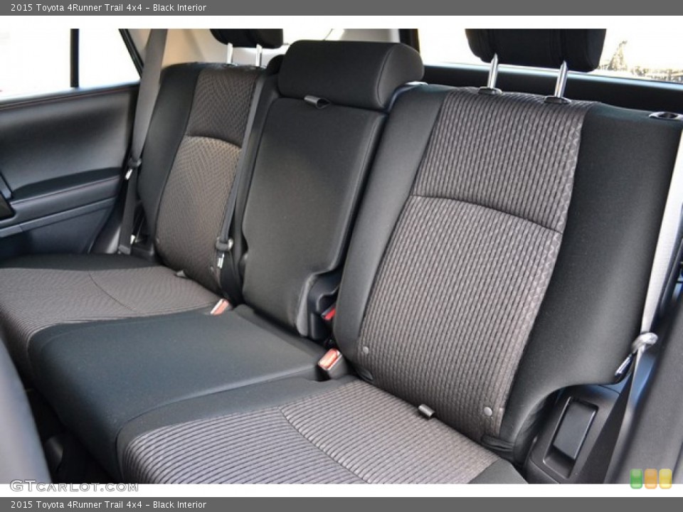 Black Interior Rear Seat for the 2015 Toyota 4Runner Trail 4x4 #101498105