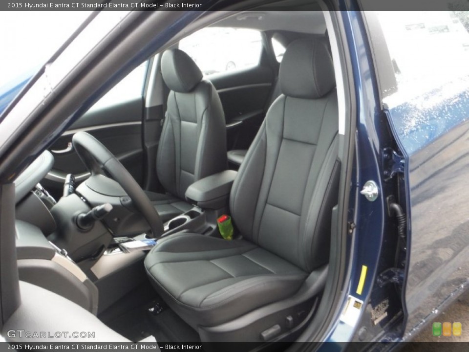 Black 2015 Hyundai Elantra GT Interiors