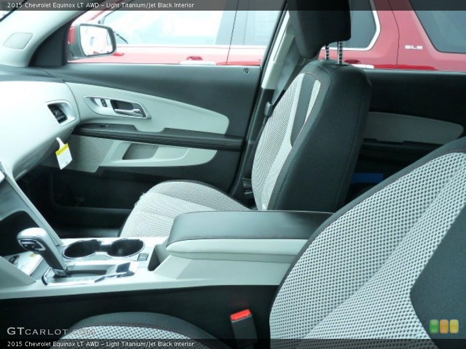 Light Titanium/Jet Black Interior Photo for the 2015 Chevrolet Equinox LT AWD #101499293