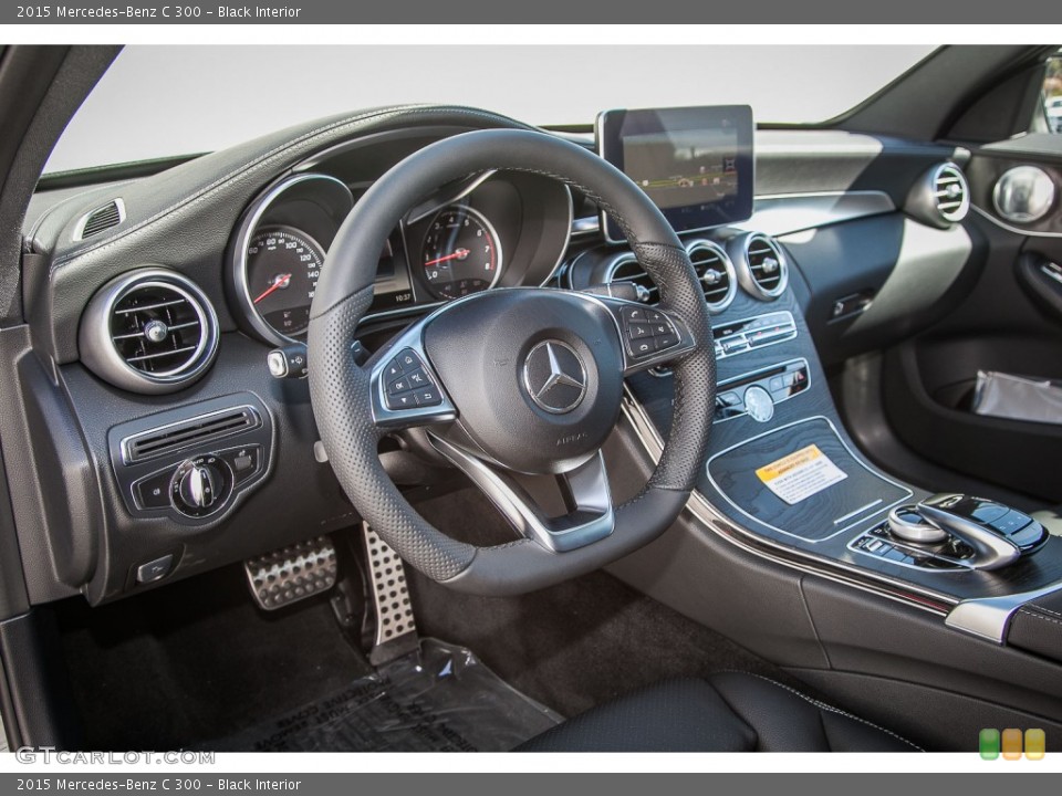Black Interior Prime Interior for the 2015 Mercedes-Benz C 300 #101501510