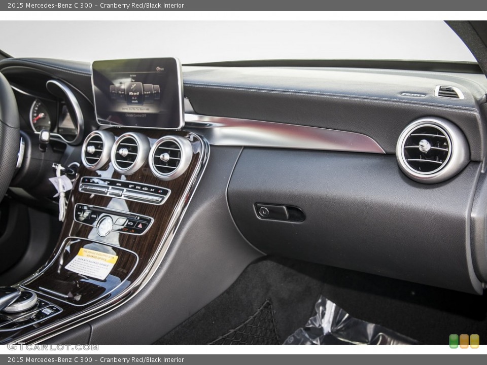 Cranberry Red/Black Interior Dashboard for the 2015 Mercedes-Benz C 300 #101502398