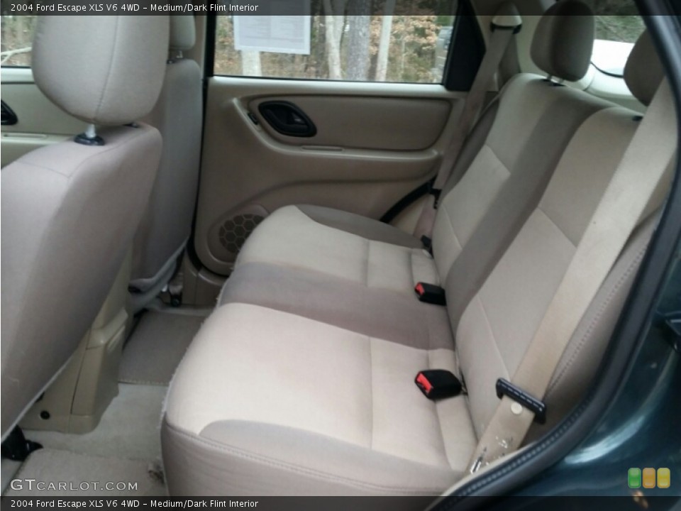 Medium/Dark Flint Interior Rear Seat for the 2004 Ford Escape XLS V6 4WD #101502492
