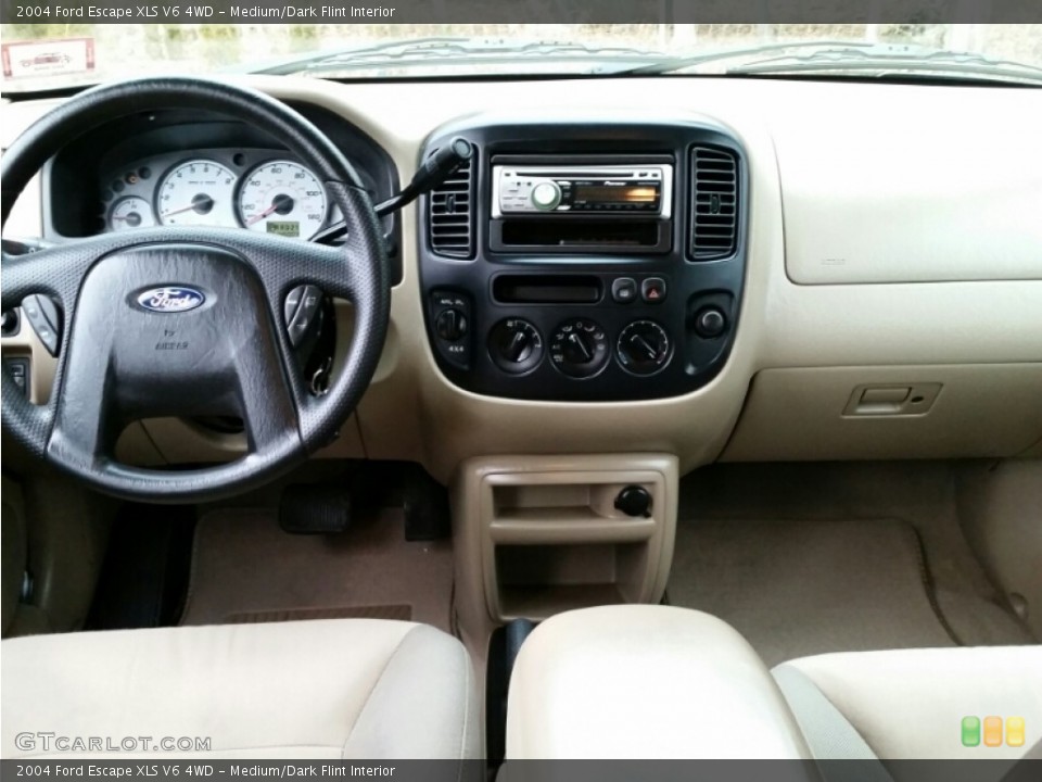 Medium/Dark Flint Interior Dashboard for the 2004 Ford Escape XLS V6 4WD #101502524