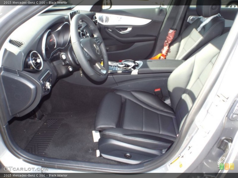 Black Interior Front Seat for the 2015 Mercedes-Benz C 300 #101505587