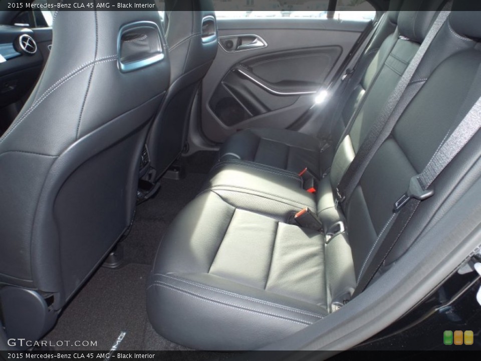 Black Interior Rear Seat for the 2015 Mercedes-Benz CLA 45 AMG #101506058