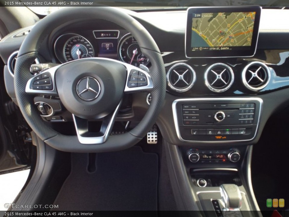 Black Interior Dashboard for the 2015 Mercedes-Benz CLA 45 AMG #101506082