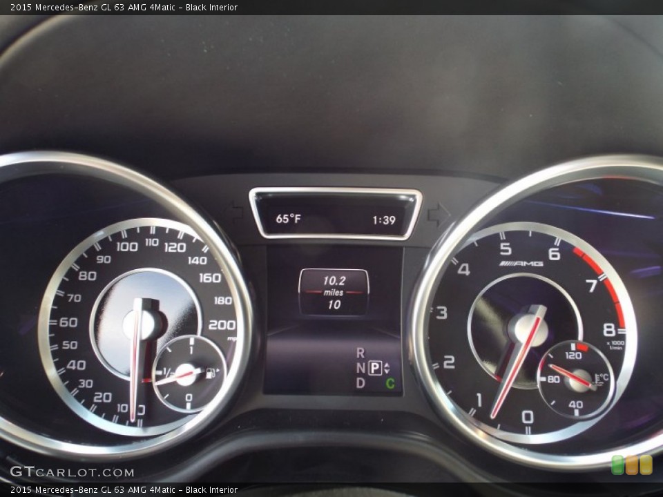 Black Interior Gauges for the 2015 Mercedes-Benz GL 63 AMG 4Matic #101508545
