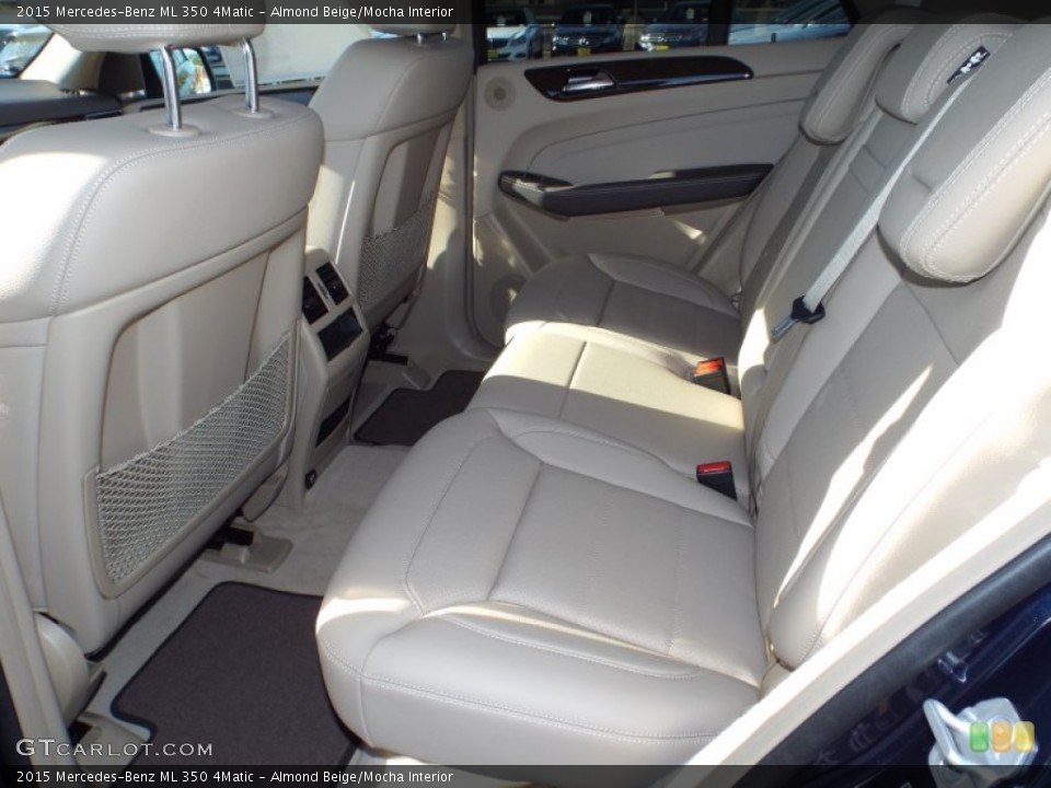Almond Beige/Mocha Interior Rear Seat for the 2015 Mercedes-Benz ML 350 4Matic #101508944