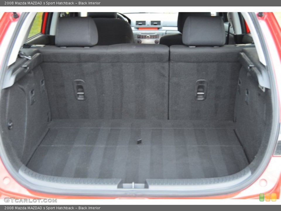 Black Interior Trunk for the 2008 Mazda MAZDA3 s Sport Hatchback #101508971