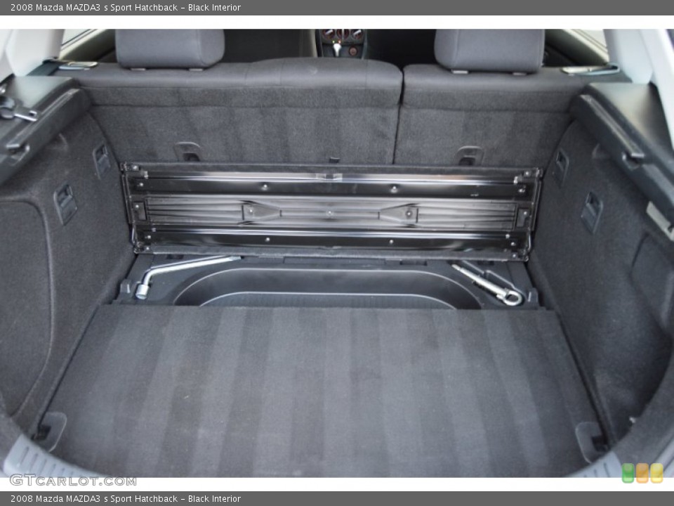Black Interior Trunk for the 2008 Mazda MAZDA3 s Sport Hatchback #101509049