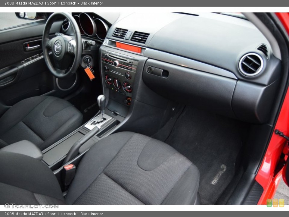 Black Interior Photo for the 2008 Mazda MAZDA3 s Sport Hatchback #101509154