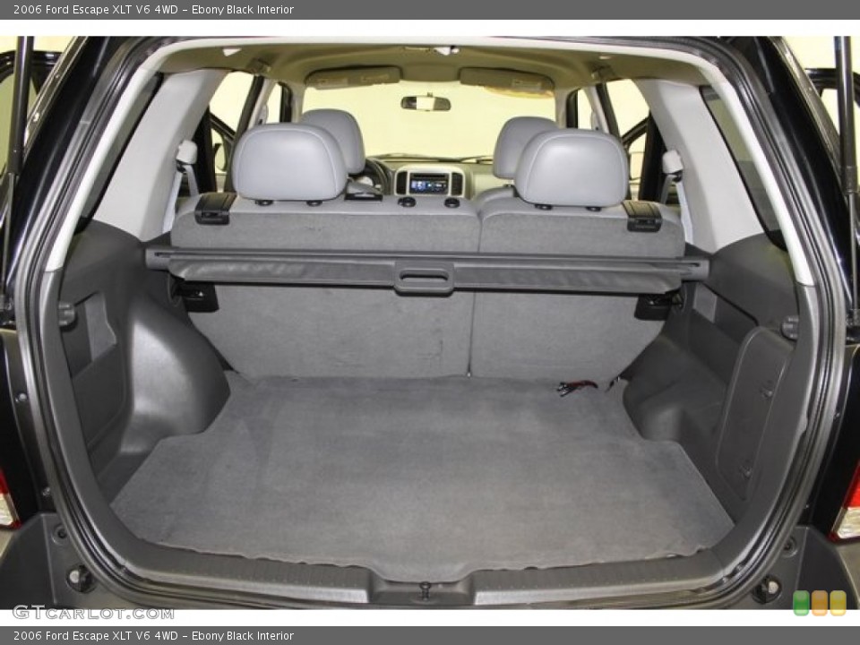 Ebony Black Interior Trunk for the 2006 Ford Escape XLT V6 4WD #101510132