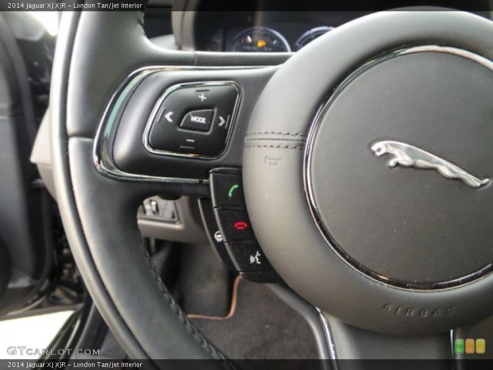 London Tan/Jet Interior Controls for the 2014 Jaguar XJ XJR #101513555