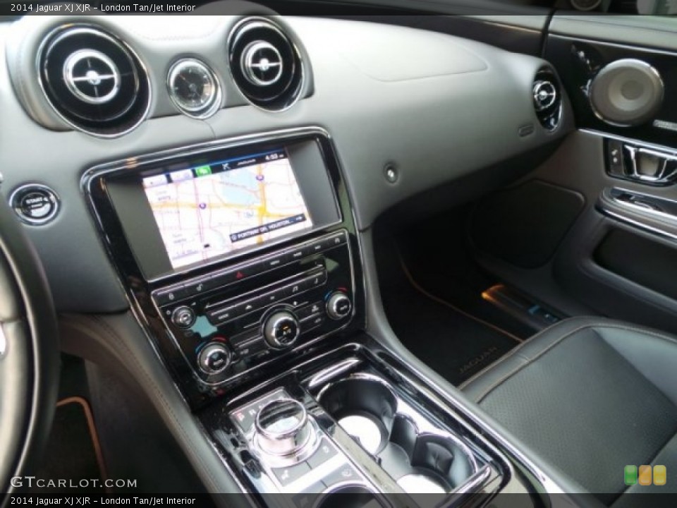London Tan/Jet Interior Controls for the 2014 Jaguar XJ XJR #101513693