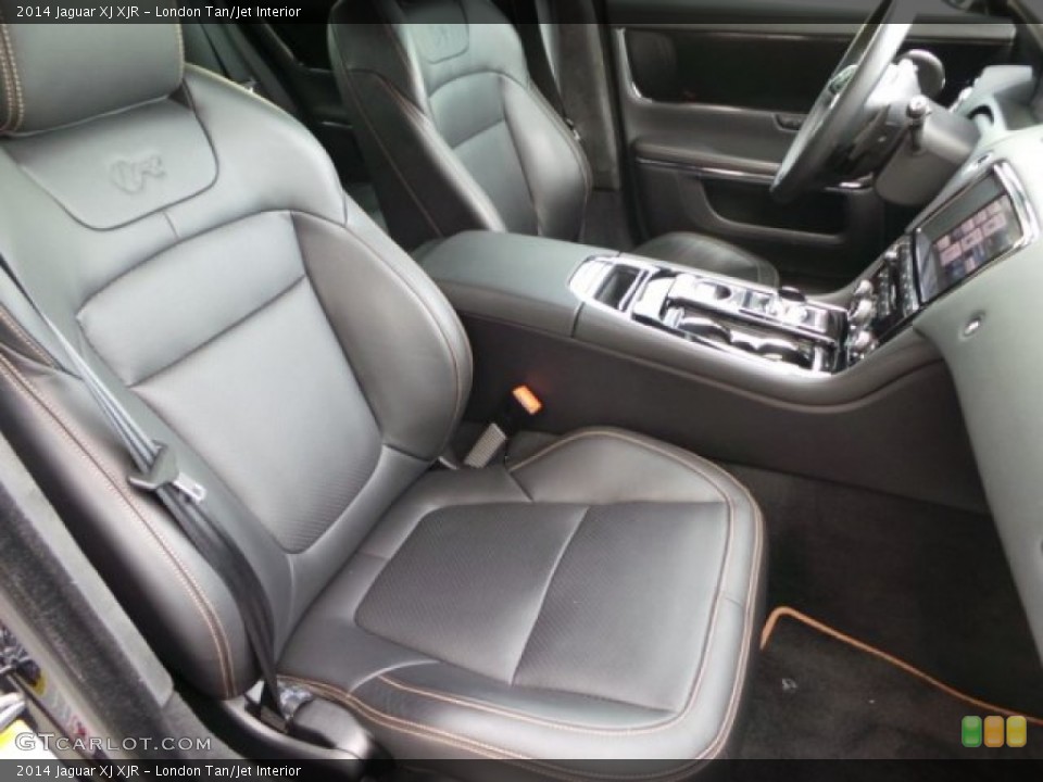 London Tan/Jet Interior Front Seat for the 2014 Jaguar XJ XJR #101513723