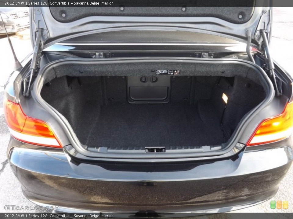 Savanna Beige Interior Trunk for the 2012 BMW 1 Series 128i Convertible #101513876