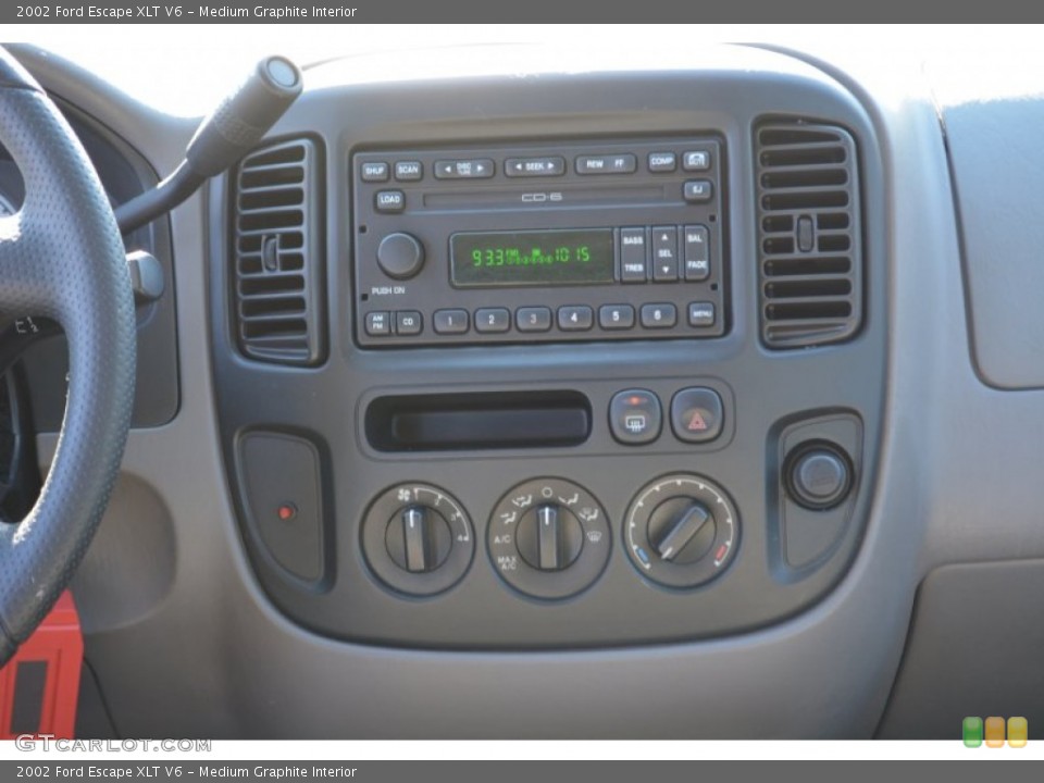 Medium Graphite Interior Controls for the 2002 Ford Escape XLT V6 #101516675