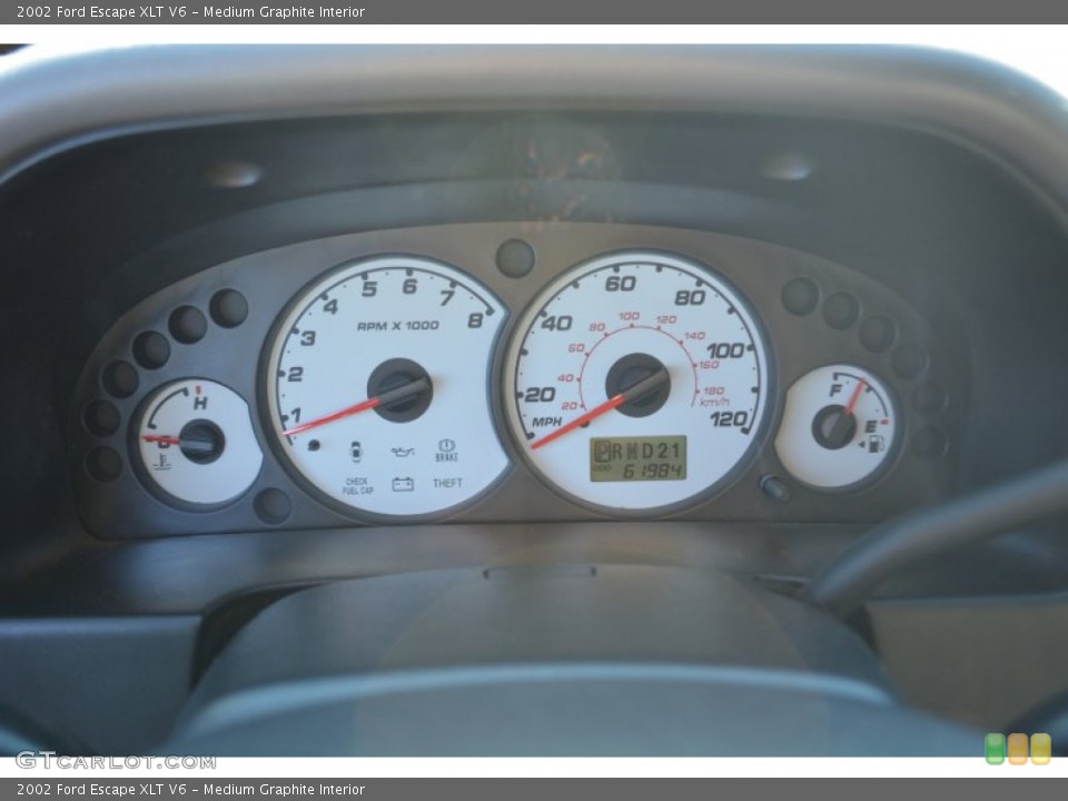 Medium Graphite Interior Gauges for the 2002 Ford Escape XLT V6 #101516759