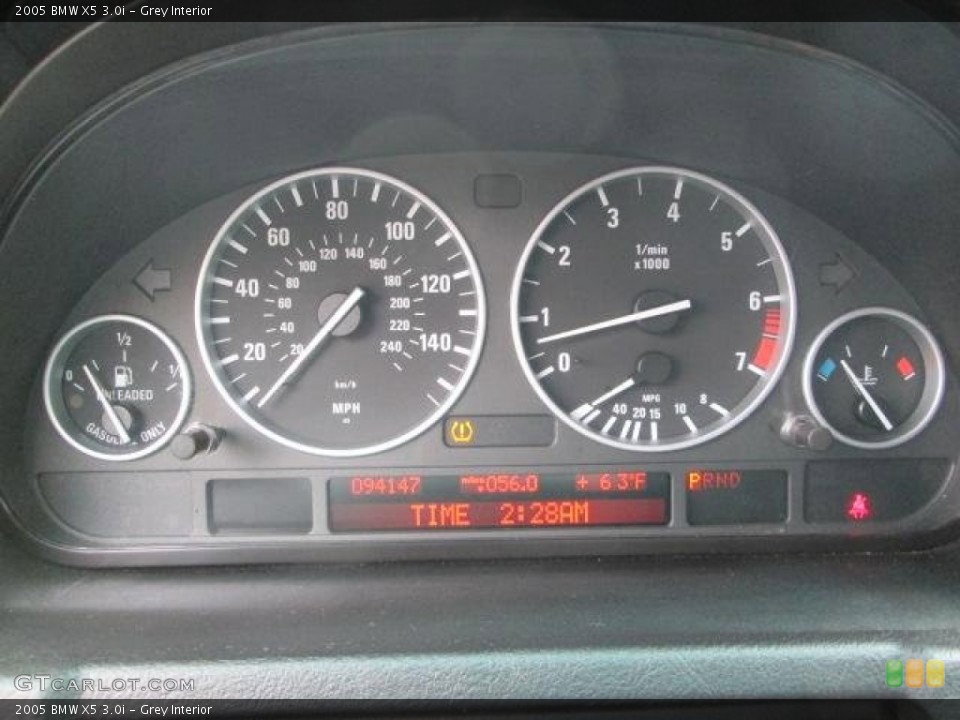 Grey Interior Gauges for the 2005 BMW X5 3.0i #101520503