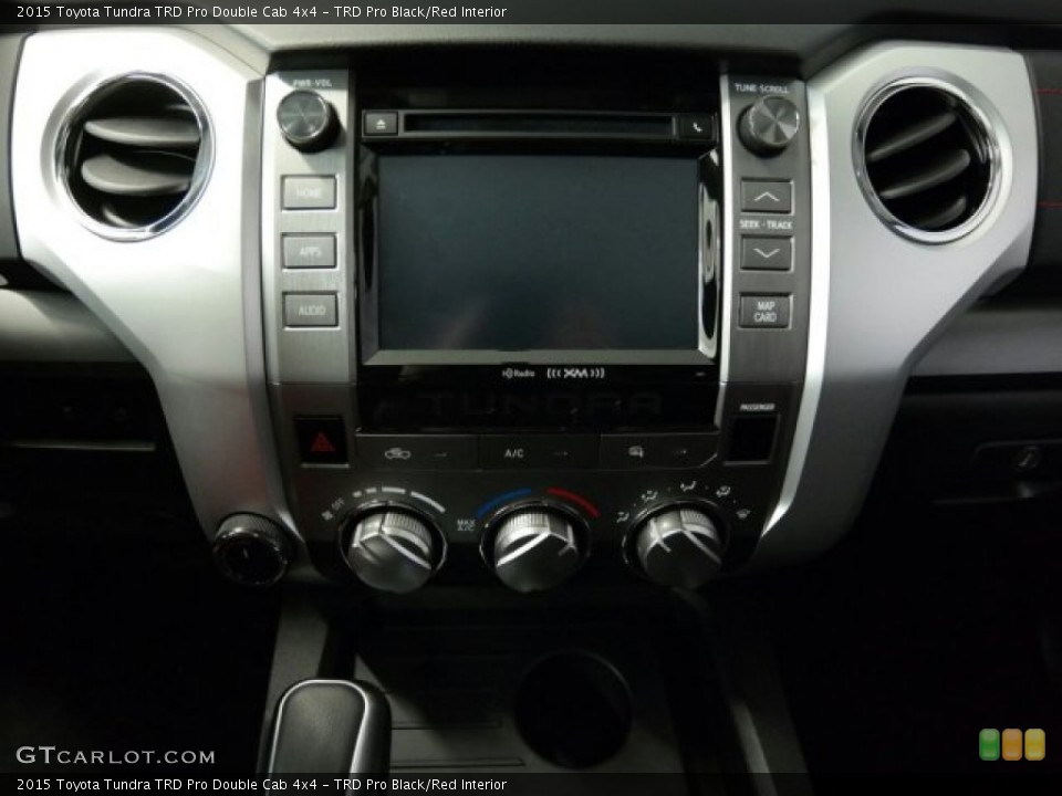 TRD Pro Black/Red Interior Controls for the 2015 Toyota Tundra TRD Pro Double Cab 4x4 #101526775