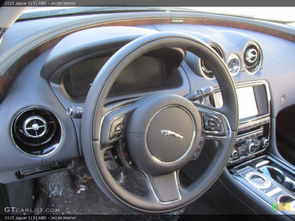 Jet/Jet Interior Steering Wheel for the 2015 Jaguar XJ XJ AWD #101529373