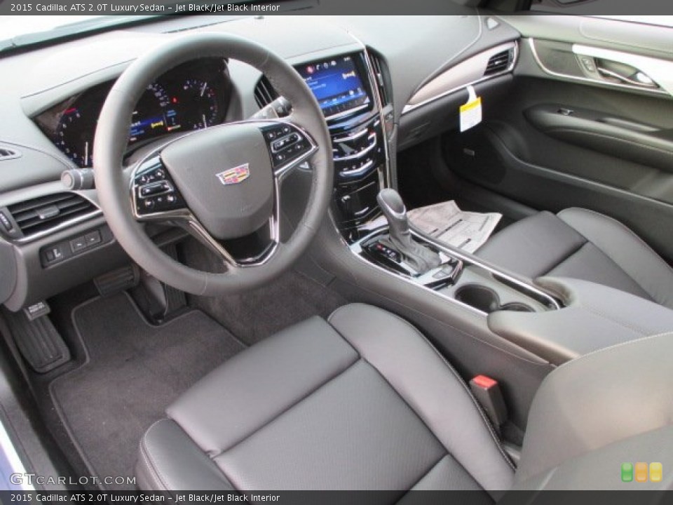 Jet Black/Jet Black Interior Prime Interior for the 2015 Cadillac ATS 2.0T Luxury Sedan #101529766