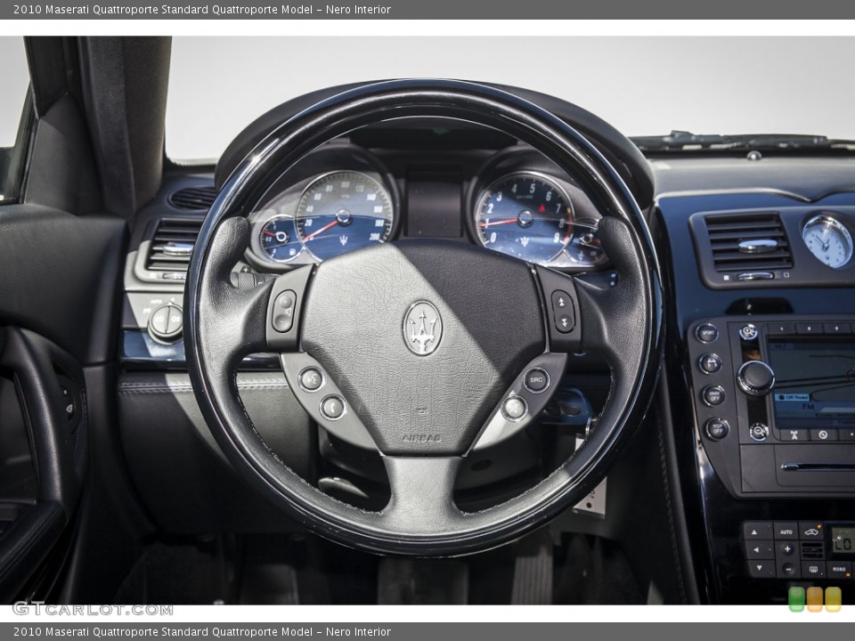 Nero Interior Steering Wheel for the 2010 Maserati Quattroporte  #101532136