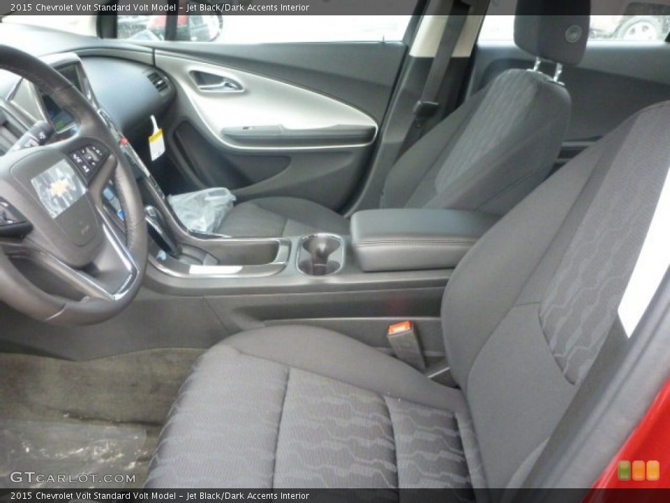 Jet Black/Dark Accents Interior Front Seat for the 2015 Chevrolet Volt  #101533312