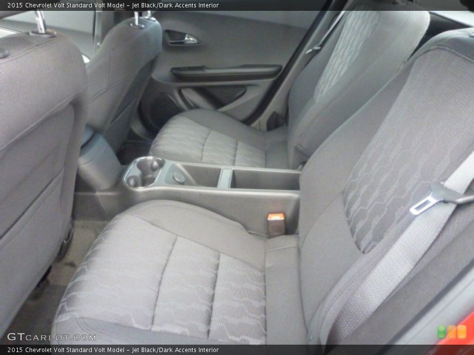 Jet Black/Dark Accents Interior Rear Seat for the 2015 Chevrolet Volt  #101533333