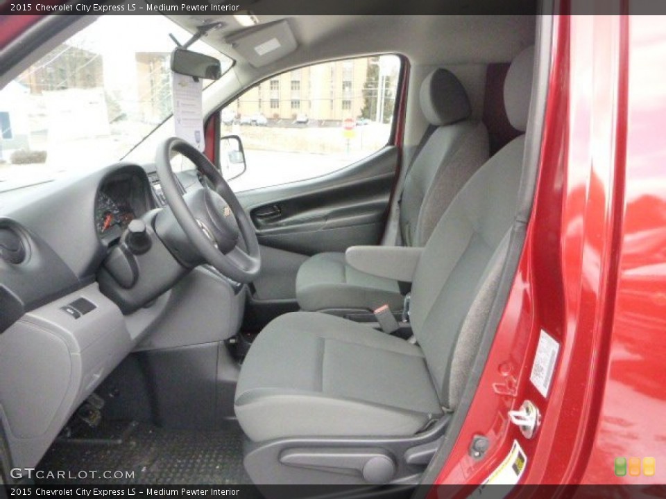 Medium Pewter Interior Photo for the 2015 Chevrolet City Express LS #101537854
